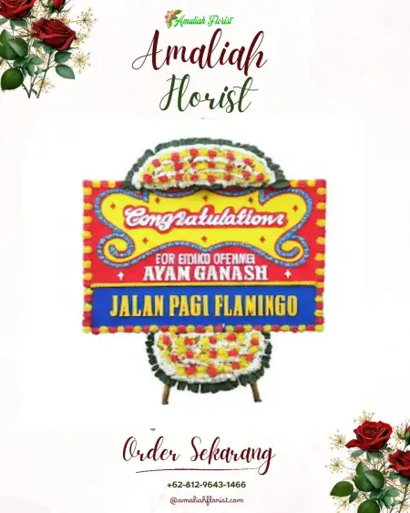 Sewa Papan Bunga Karang Jati